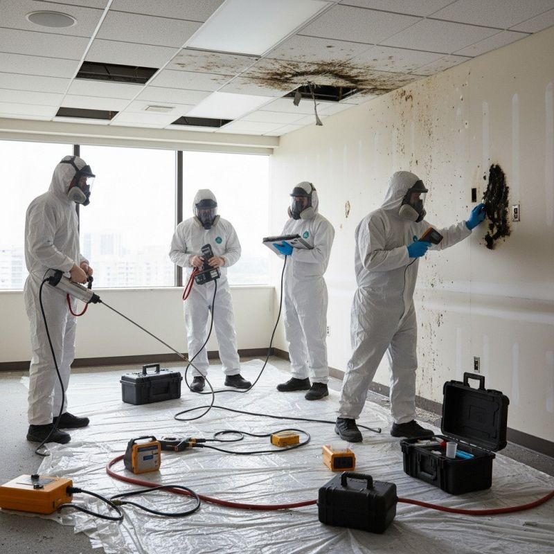 Local Mold Testing pros at work